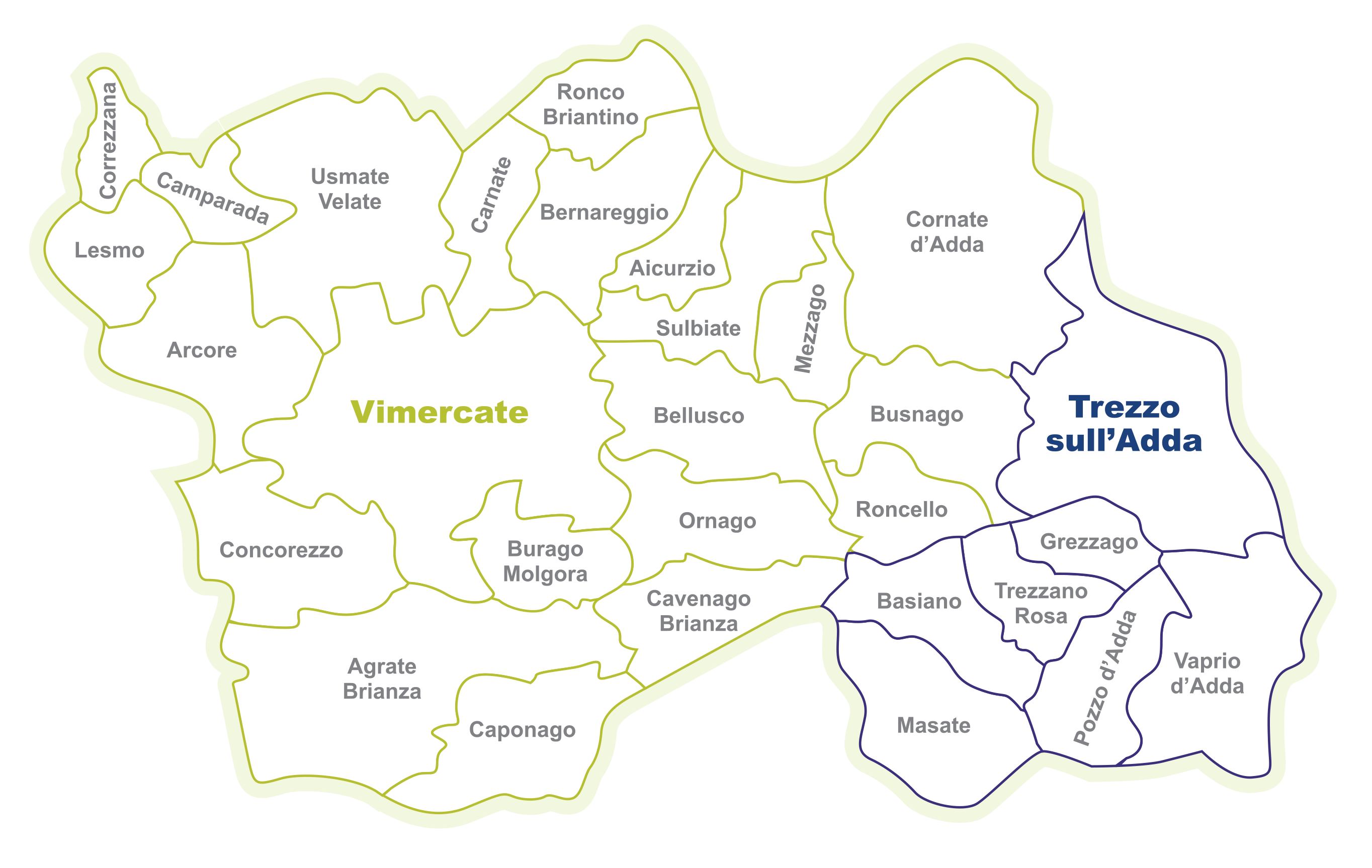 Mappa degli Ambiti